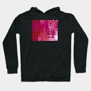 Lesbian Pride Rough Crisscross Paint Hoodie